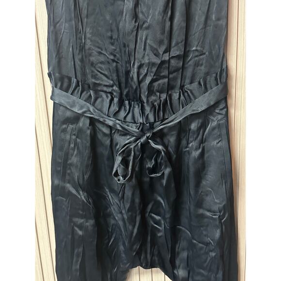 FRAME Harem Jumpsuit in Noir Black Women’s Size M - Picture 4 of 11